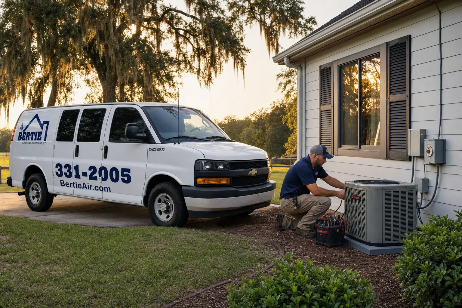 A Archer, Florida neighborhood served by Bertie Air