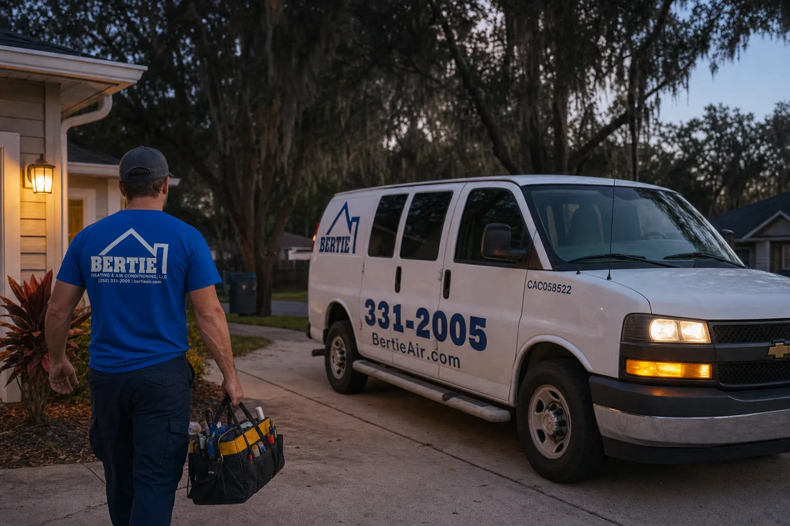 Emergency AC Repair in Gainesville, FL by Bertie Air